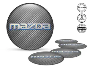Mazda Felgenaufkleber Ausgabe Harz-Dome-Stil